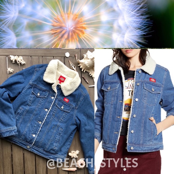 Dickies Jackets & Blazers - 🌴🌼DICKIES- Faux Shearling Lined Denim Jacket🌼🌴
